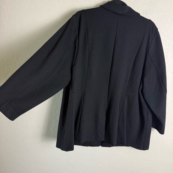 Torrid Black Ponte Blazer 3X 13140820 3/4 Sleeve Single Button - Picture 6 of 13